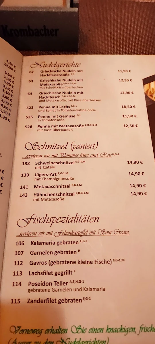 Speisekarte photo 7