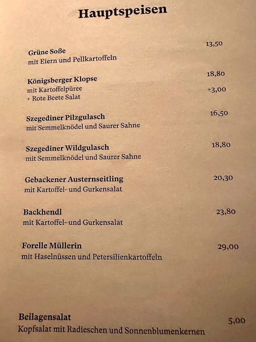 Speisekarte photo 2