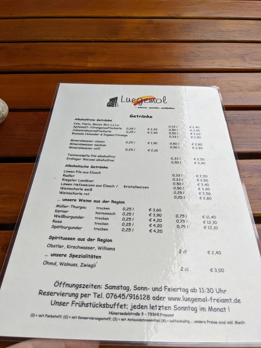 Speisekarte photo 5