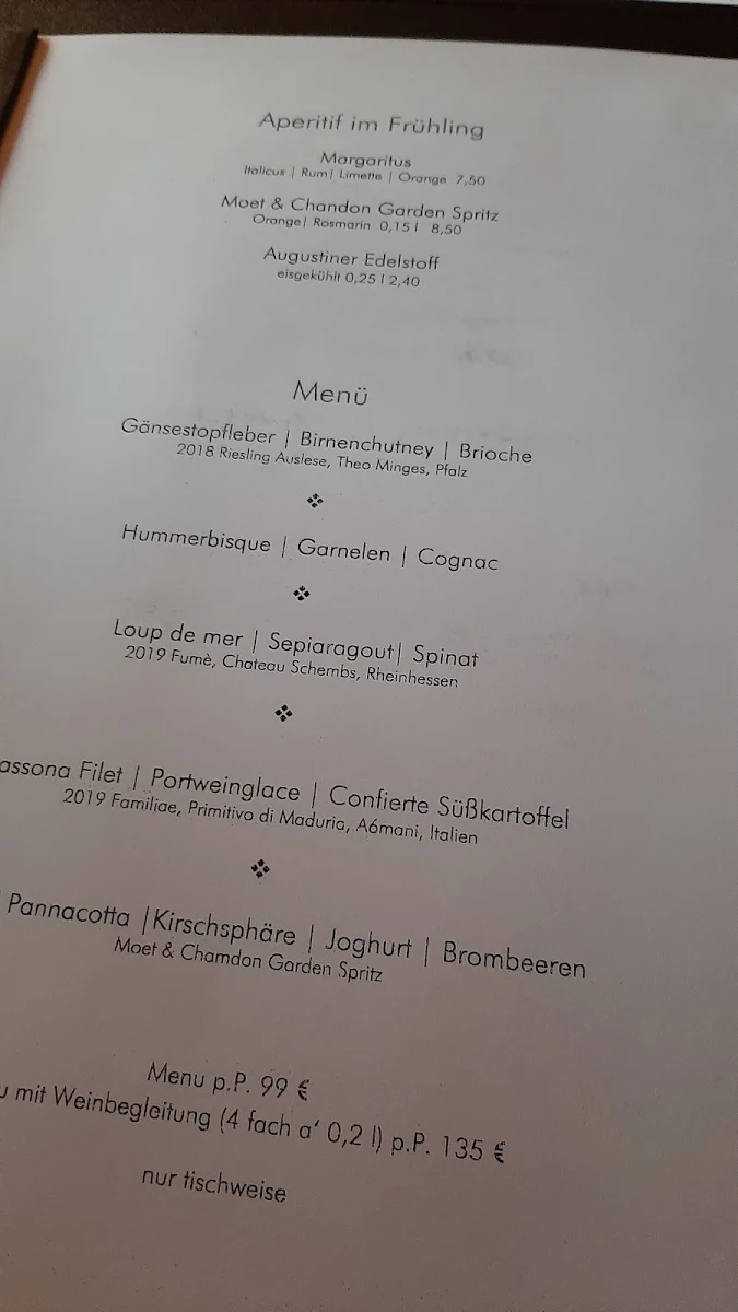Speisekarte photo 2