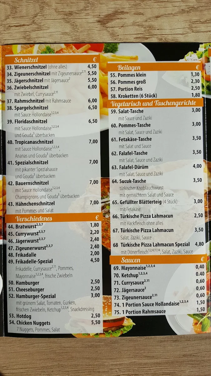 Speisekarte photo 6
