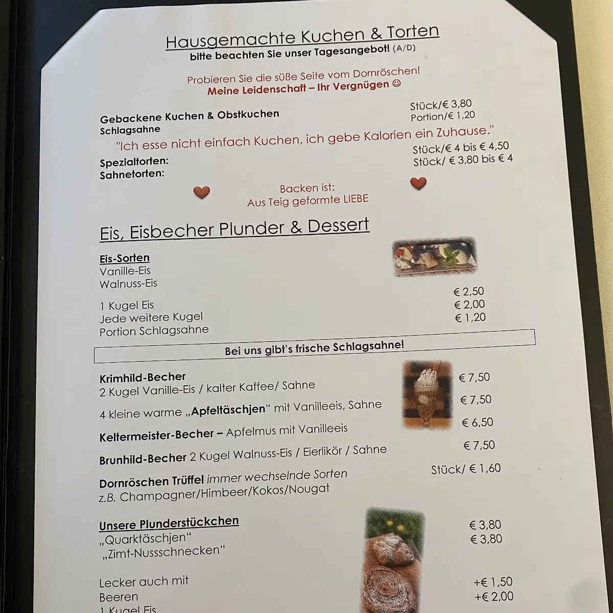 Speisekarte photo 2