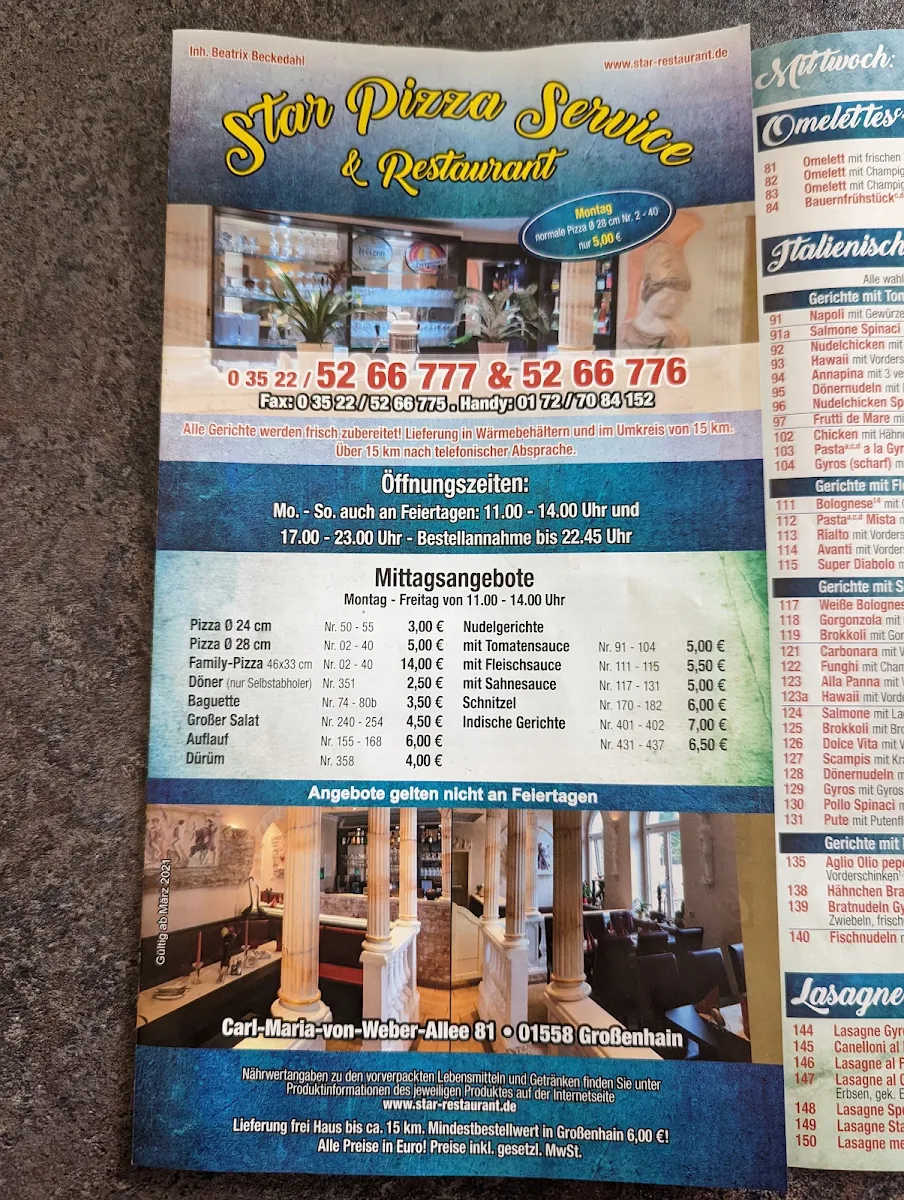 Speisekarte photo 3