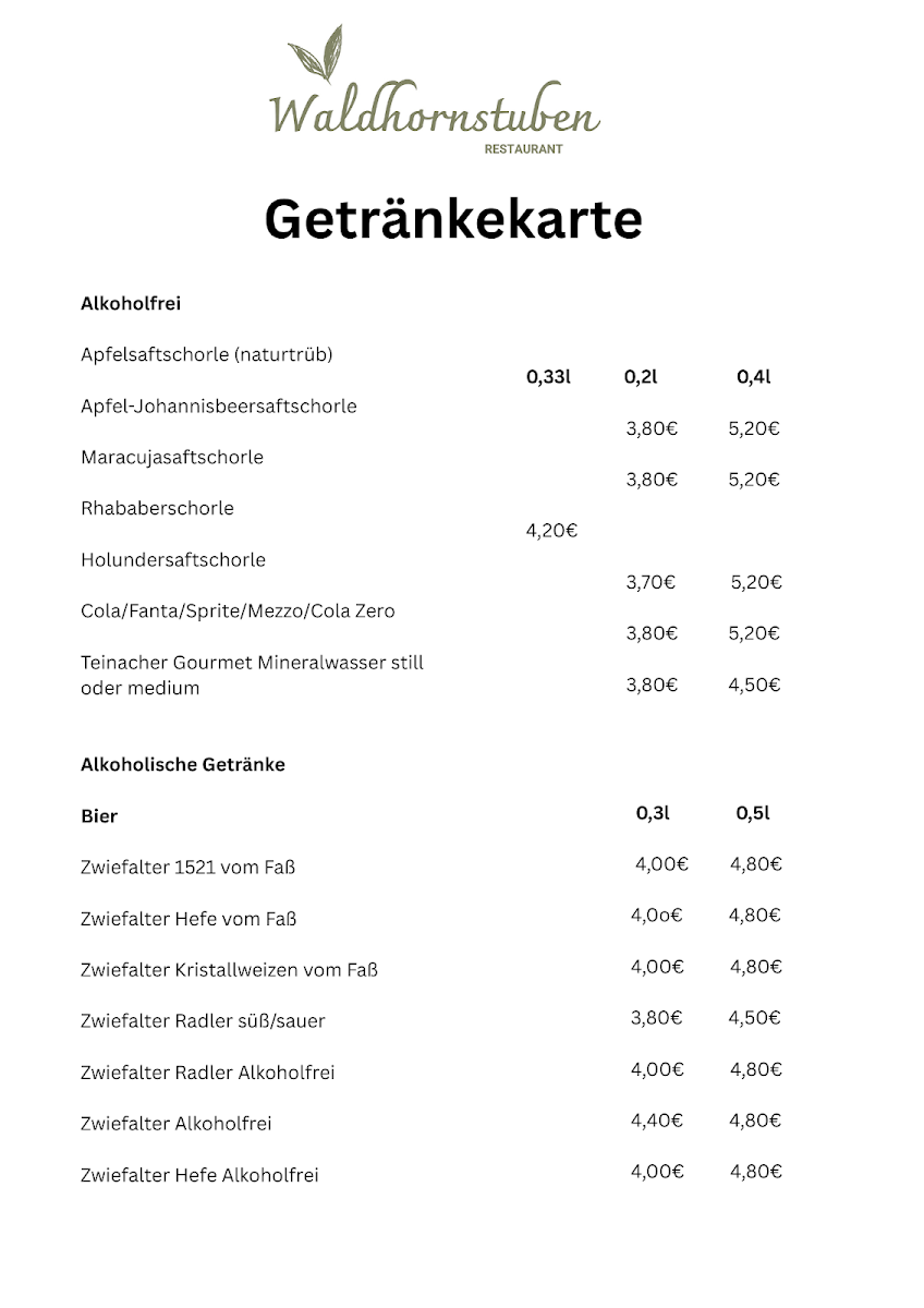 Speisekarte photo 4