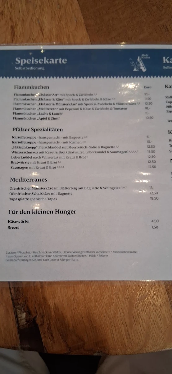 Speisekarte photo 1