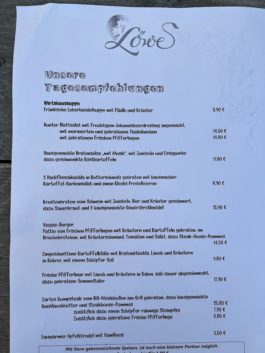 Speisekarte photo 4