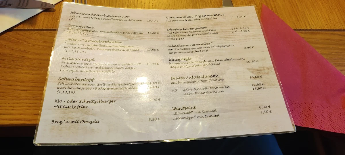 Speisekarte photo 4