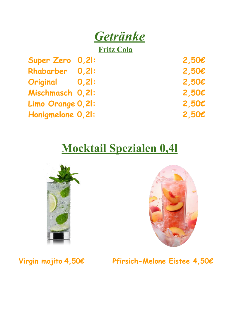 Speisekarte photo 4