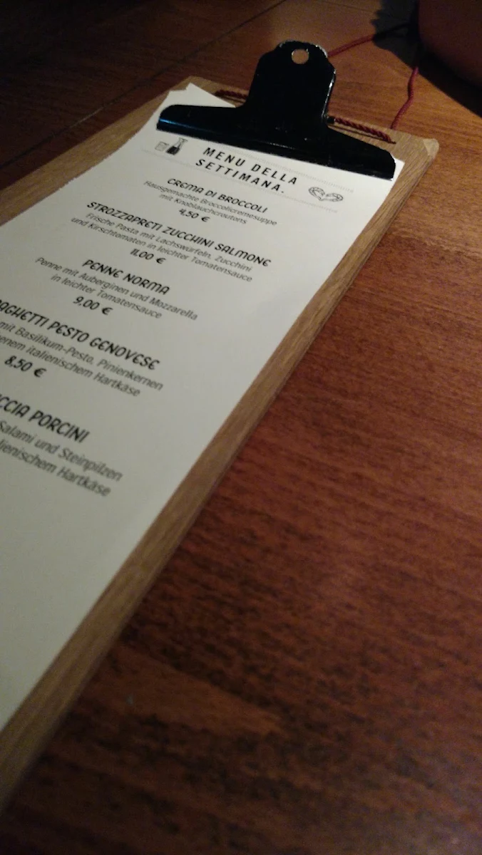 Speisekarte, L'Osteria Kassel