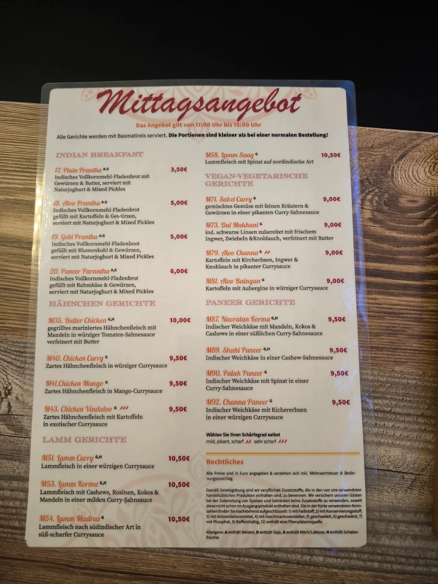 Speisekarte photo 2