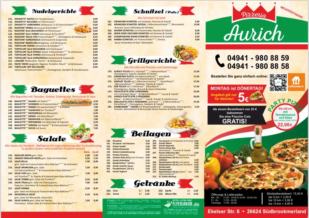 Pizzeria Aurich Titelbild