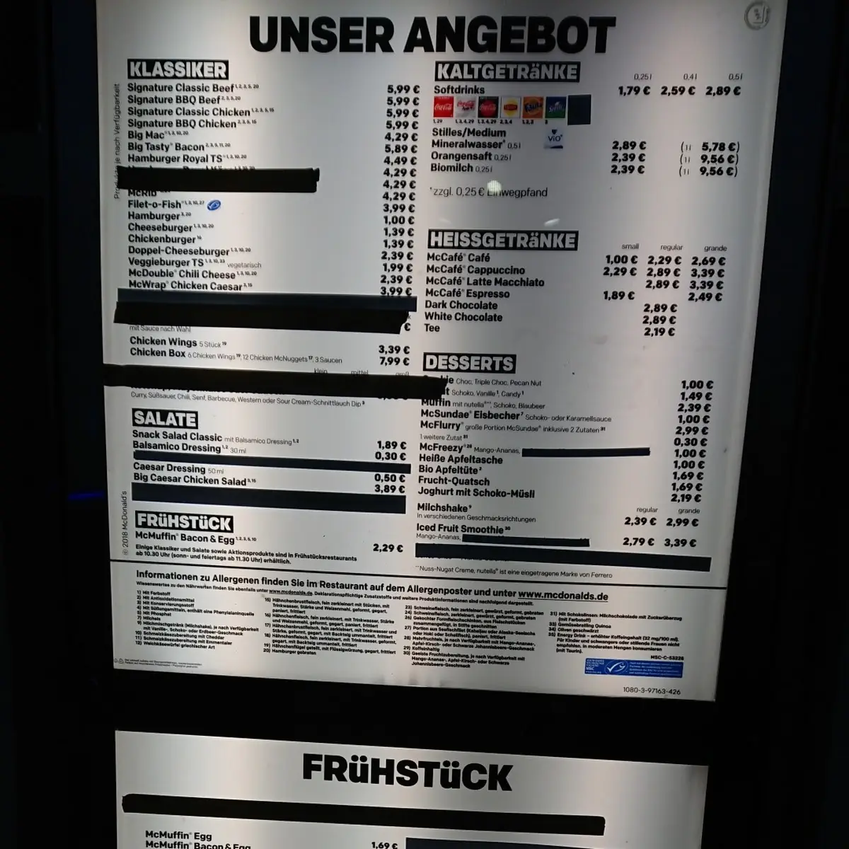 Speisekarte photo 1