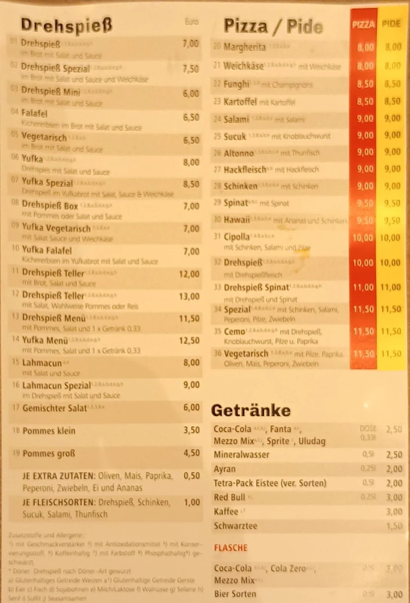 Speisekarte photo 1