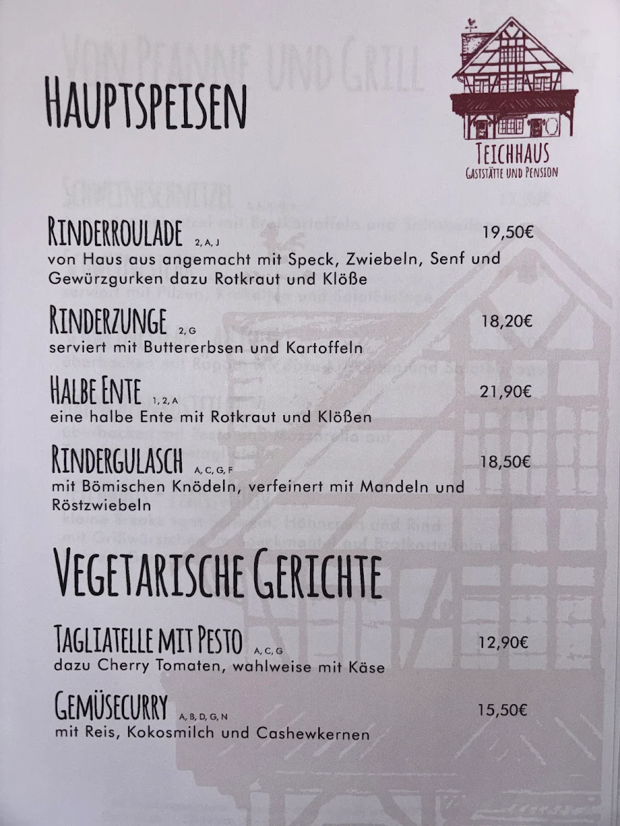 Speisekarte photo 3
