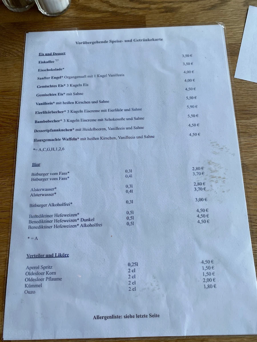 Speisekarte photo 3
