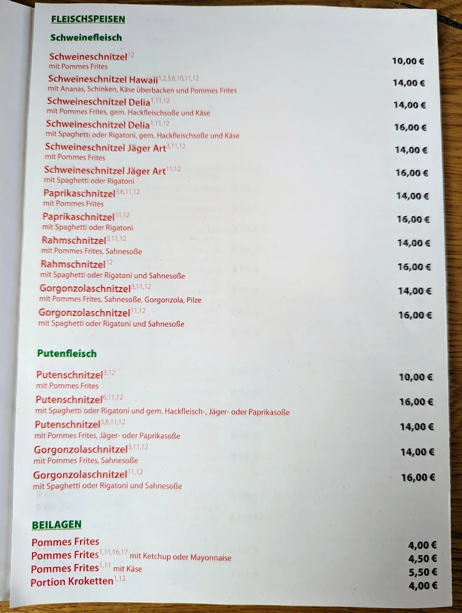 Speisekarte photo 6