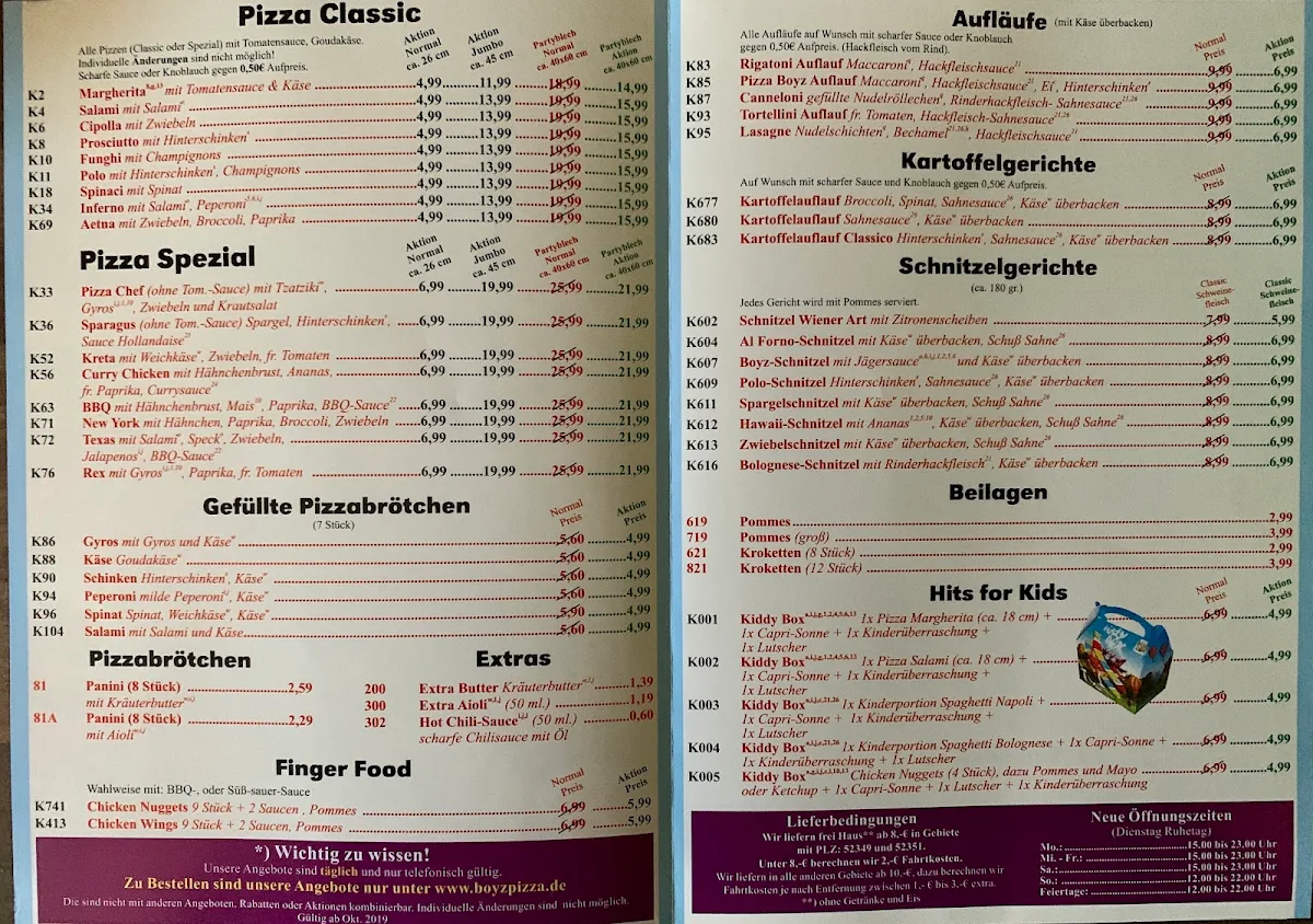 Speisekarte photo 2