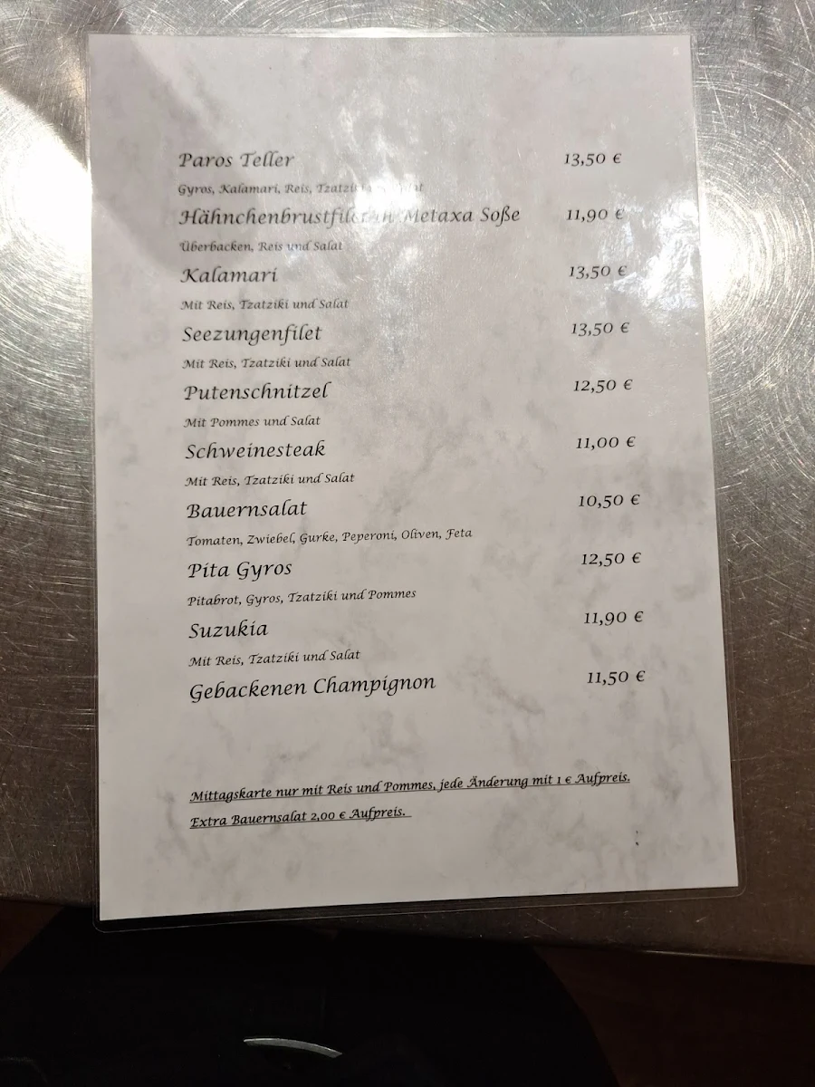 Speisekarte photo 5