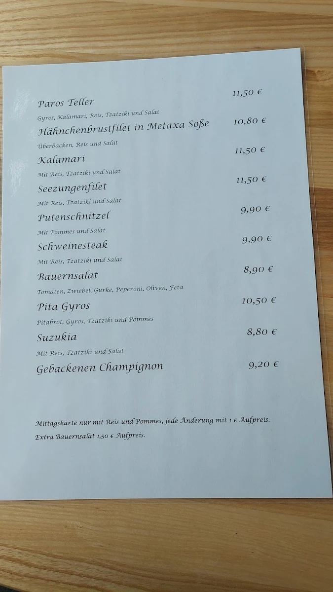 Speisekarte photo 6