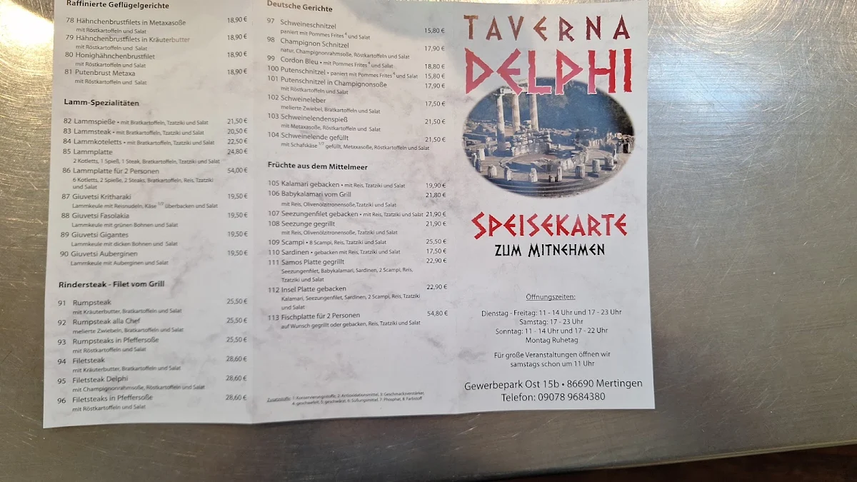 Speisekarte photo 9