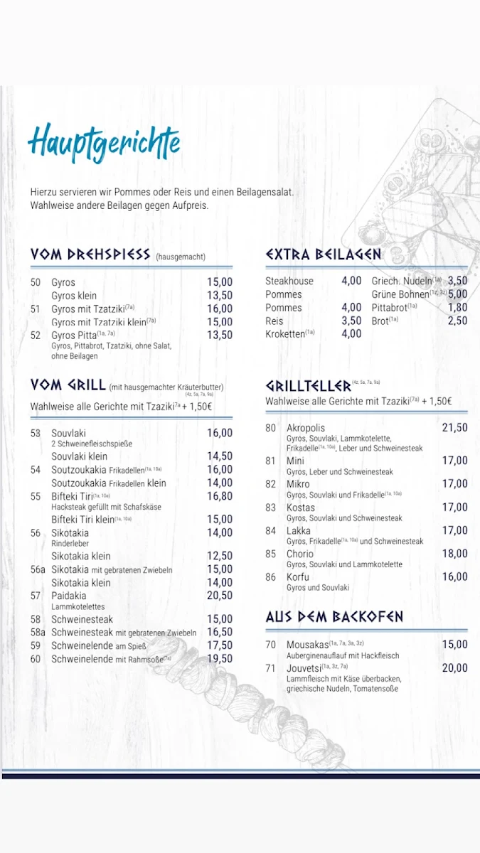 Speisekarte photo 2