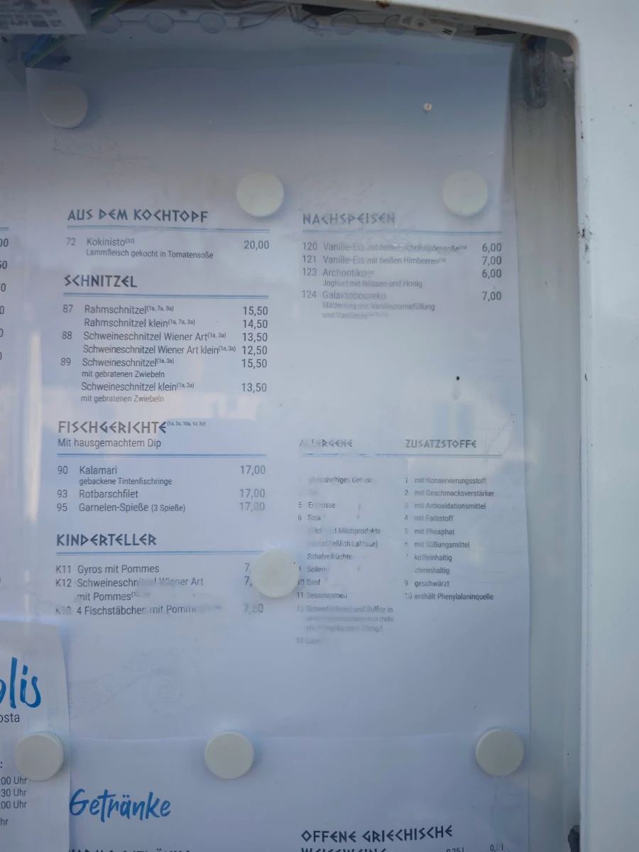 Speisekarte photo 6