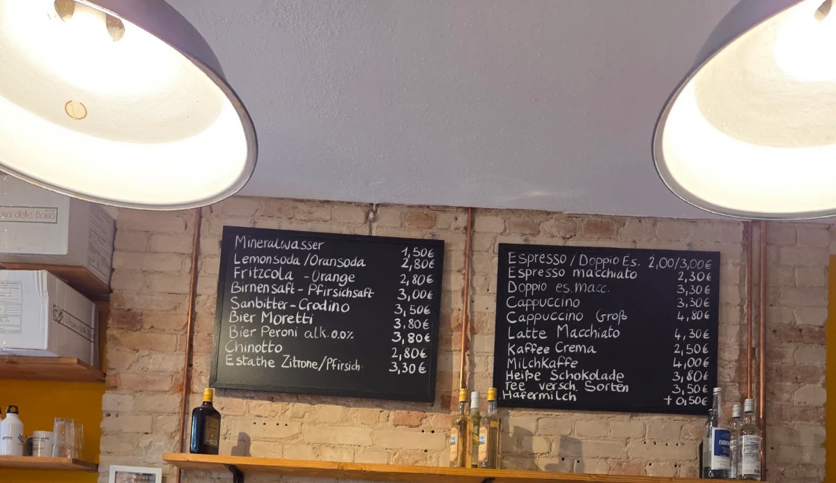 Speisekarte, Vito Café