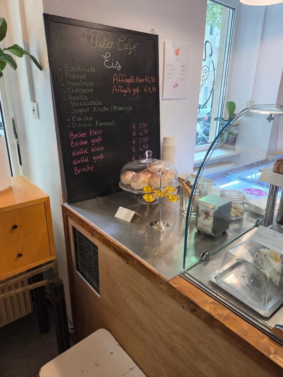 Speisekarte, Vito Café