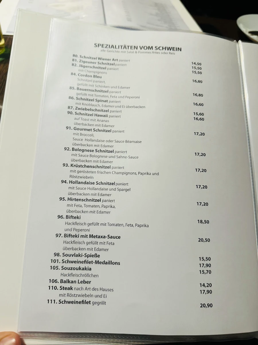 Speisekarte photo 2