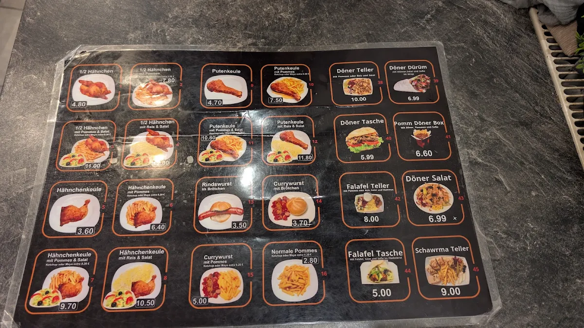 Speisekarte, City Grill Wuppertal