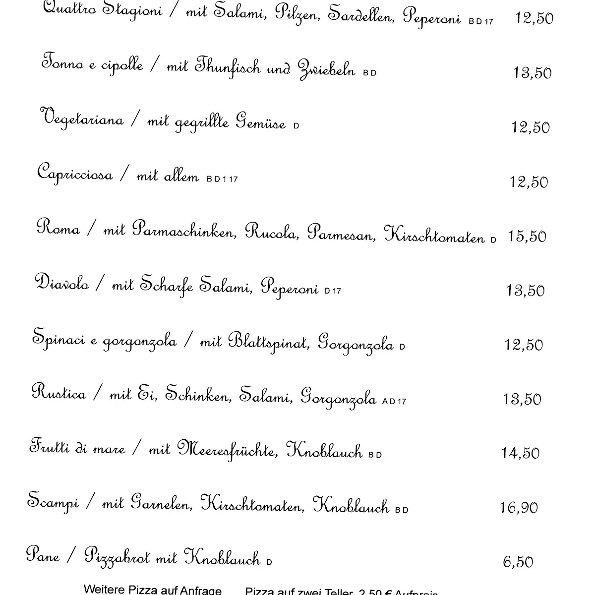 Speisekarte photo 4