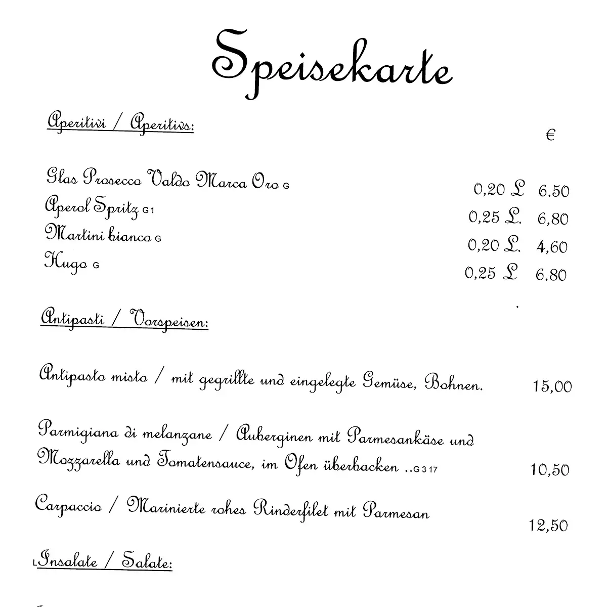 Speisekarte photo 6