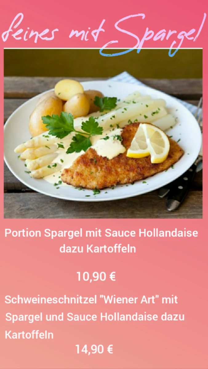 Speisekarte photo 4
