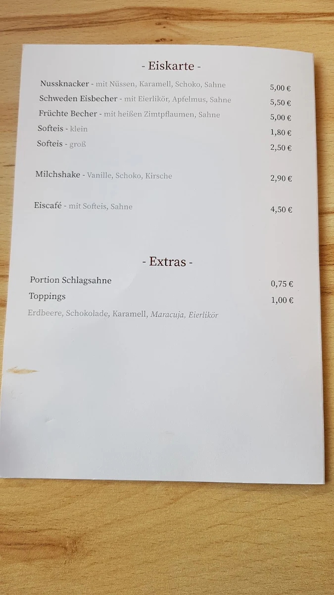 Speisekarte photo 2