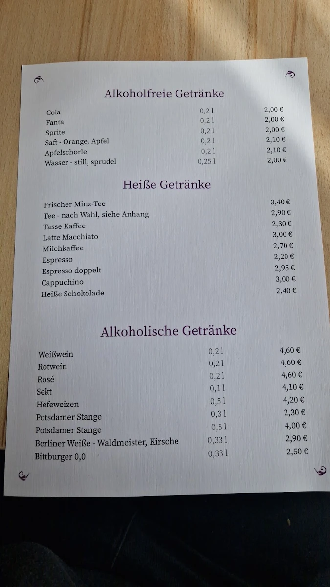 Speisekarte photo 4