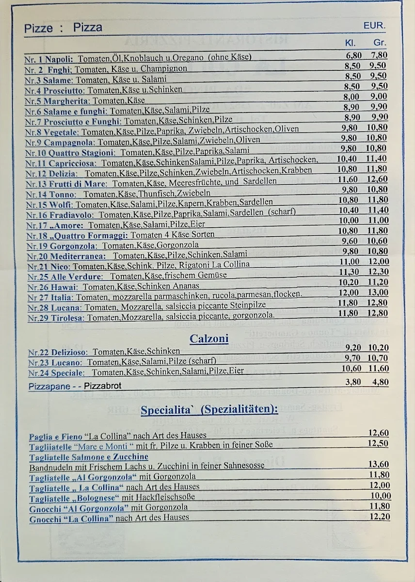 Speisekarte photo 2
