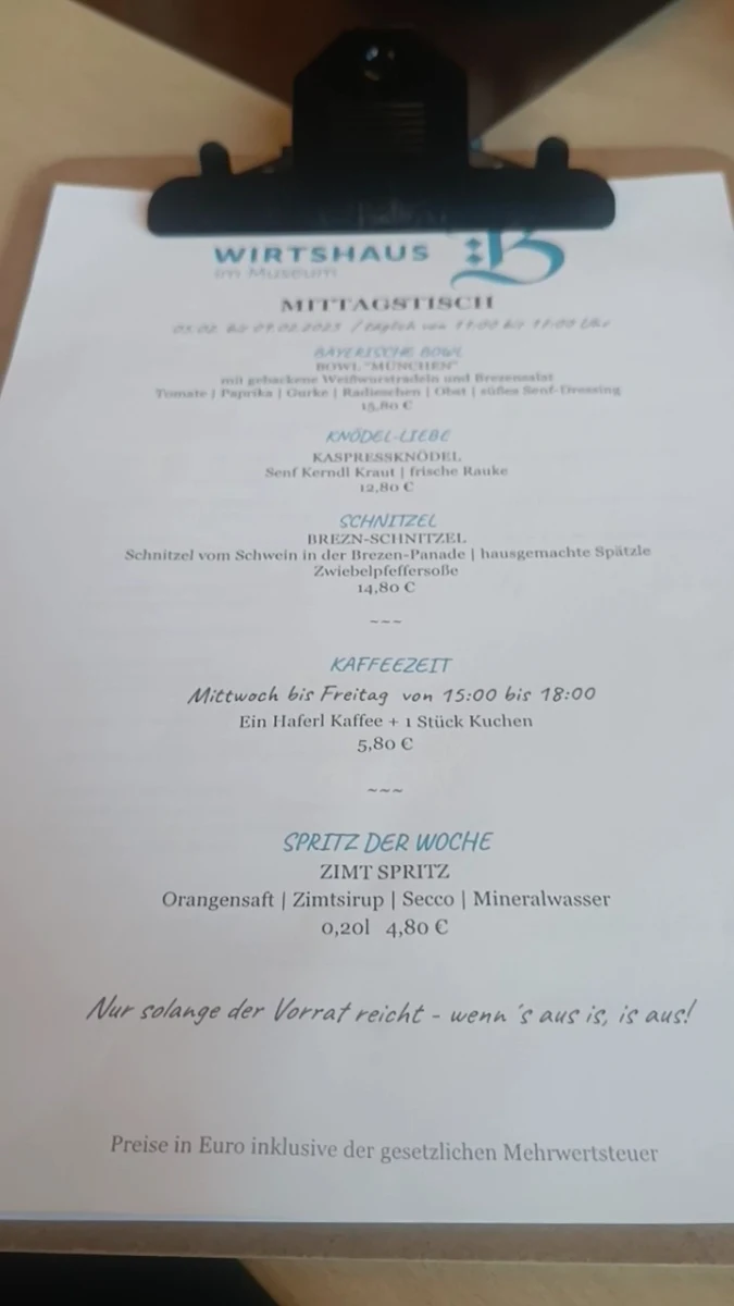 Speisekarte photo 2