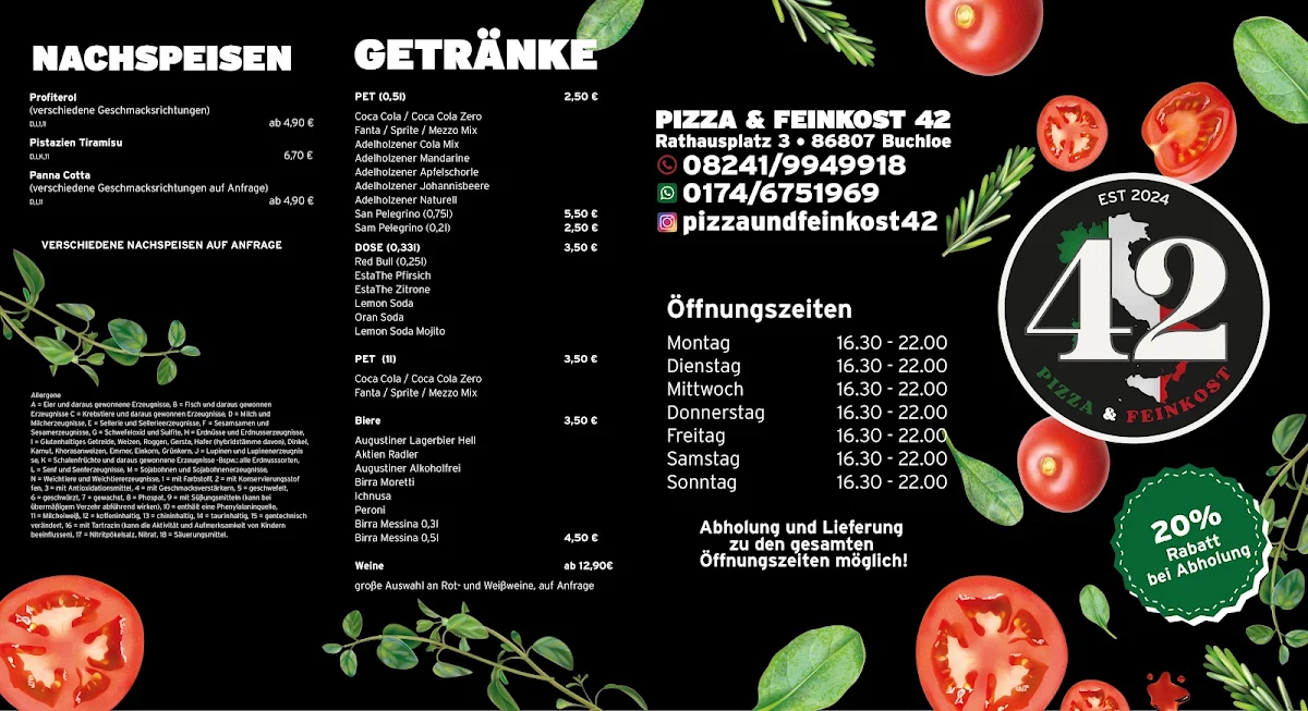 Speisekarte photo 2