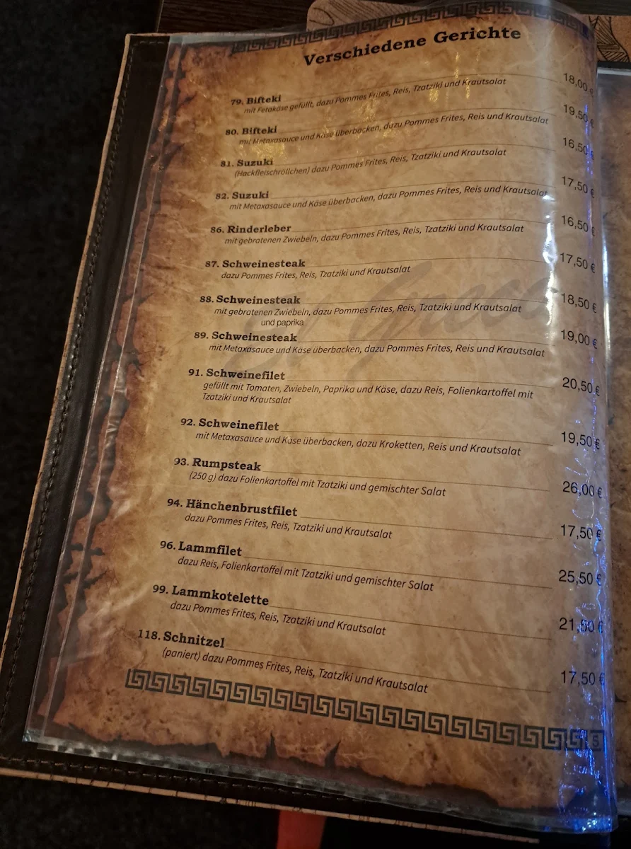 Speisekarte photo 2