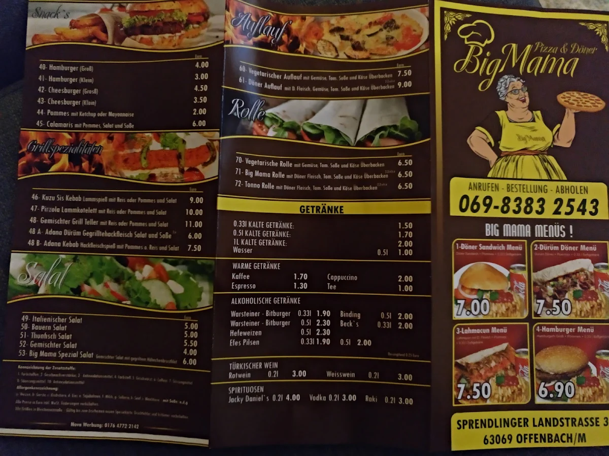 Speisekarte photo 2