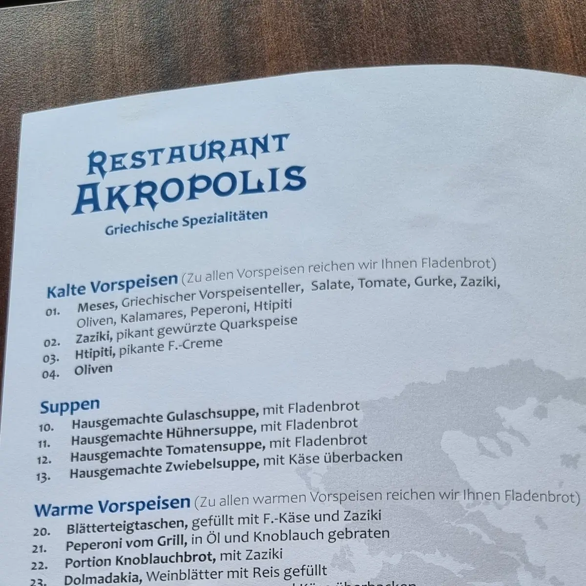 Speisekarte photo 9