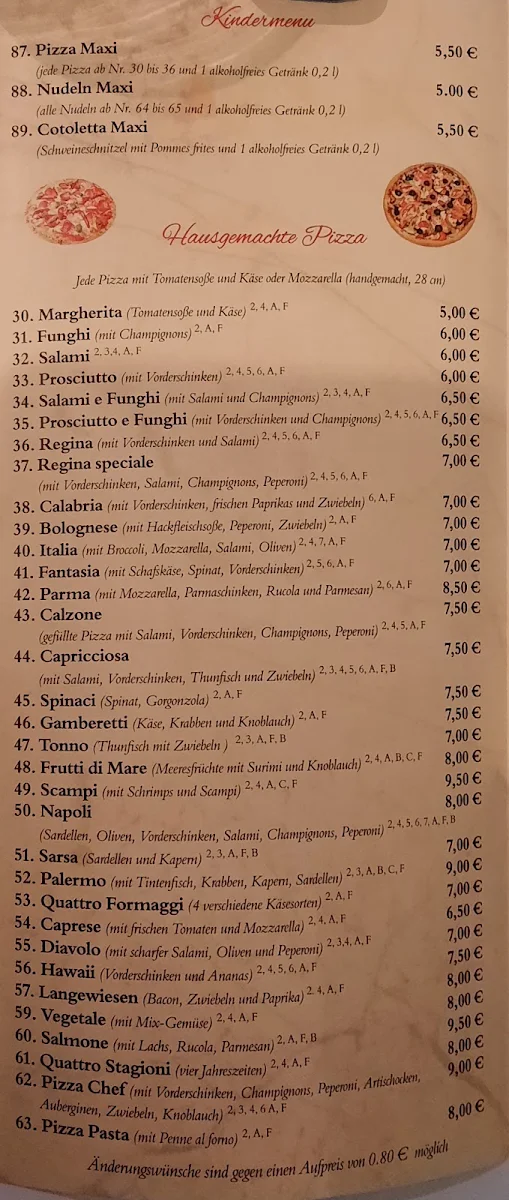 Speisekarte photo 5
