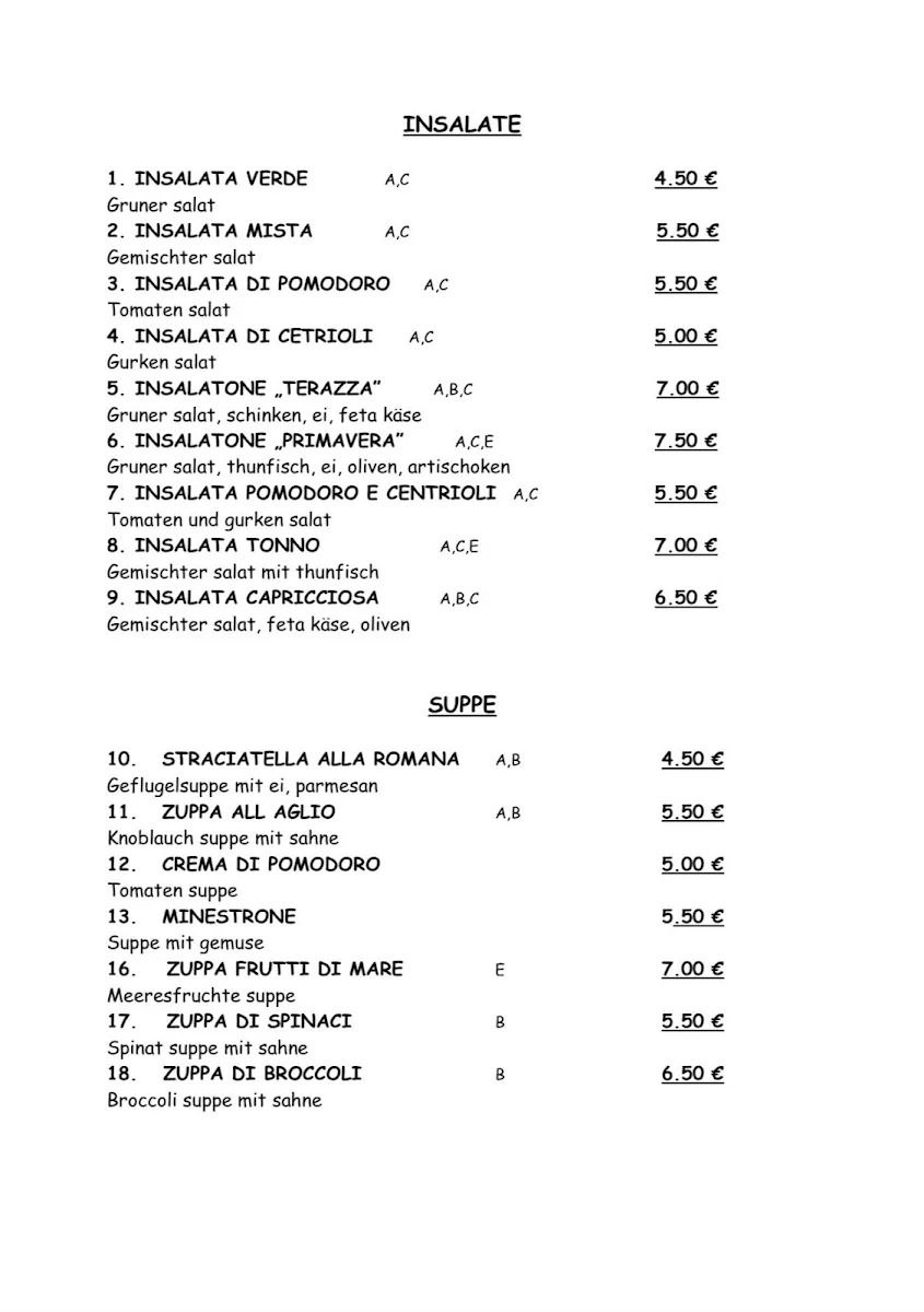 Speisekarte photo 2