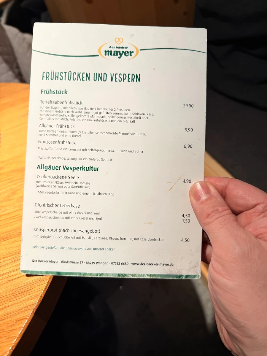 Speisekarte photo 1