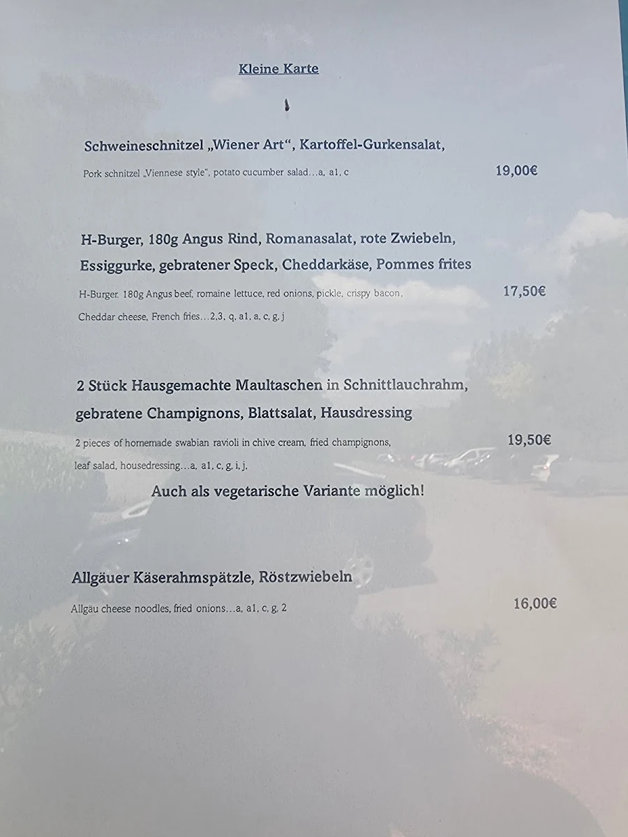 Speisekarte photo 2
