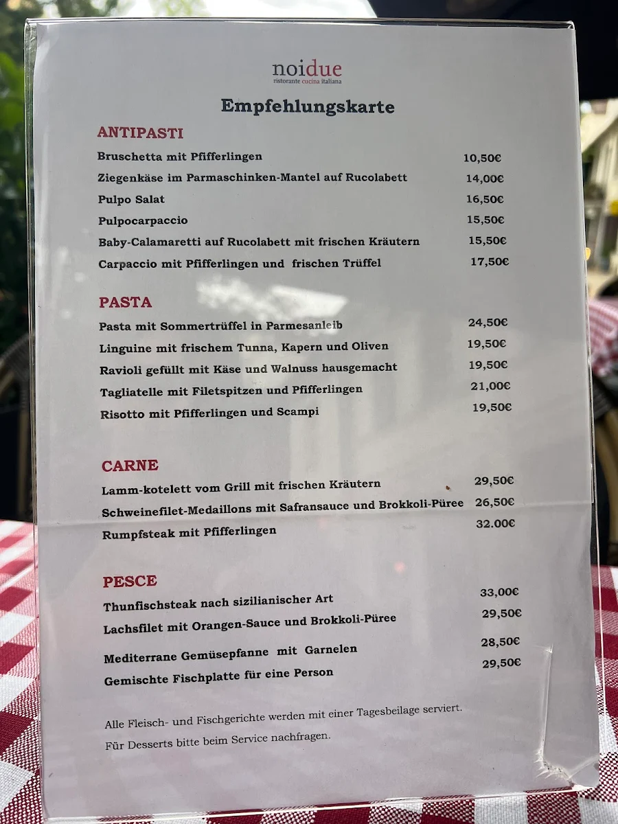 Speisekarte photo 1