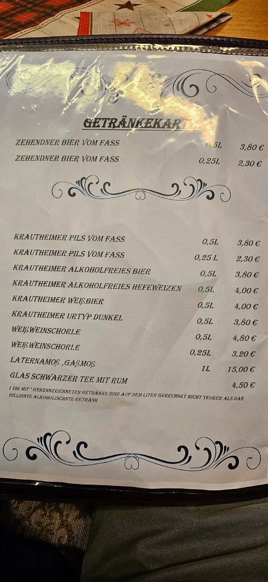 Speisekarte photo 4
