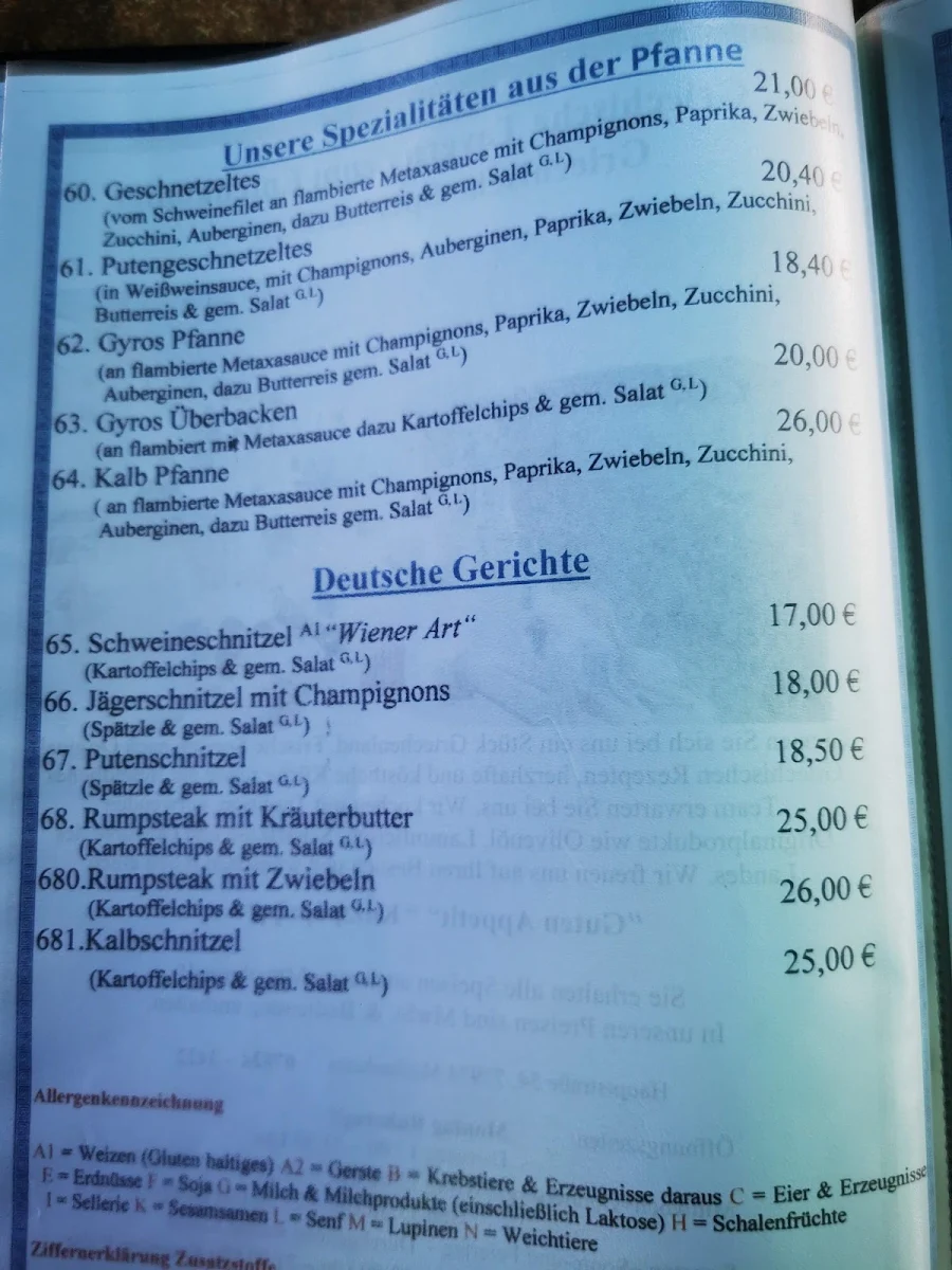 Speisekarte photo 4
