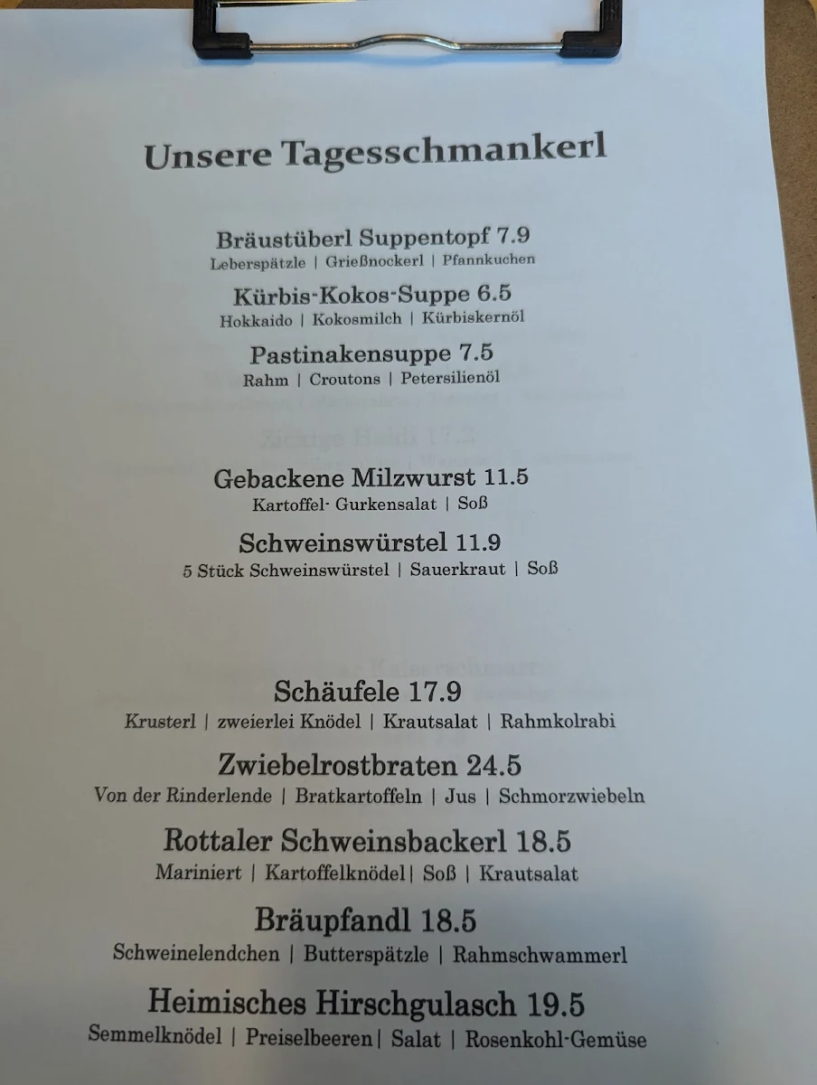 Speisekarte photo 3