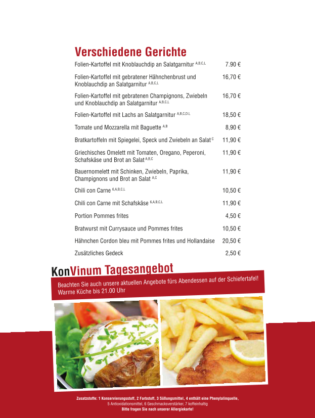 Speisekarte photo 2